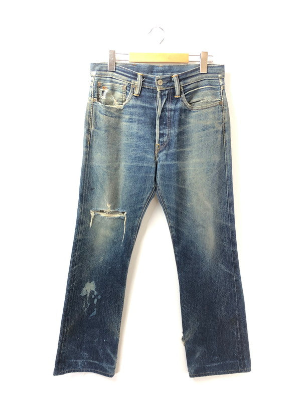 【ジャンク品】【メンズ】 RRL BUTTON-FLY DENIM PANTS ボタンフライデニムパンツ ジーンズ ボトムス 156-260528-ki-18-tagh サイズ：W30 L32 カラー：インディゴ 万代Net店
