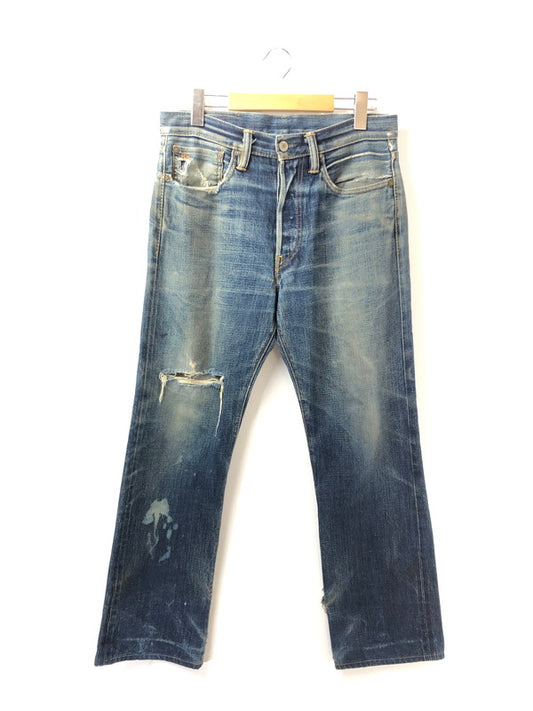 【ジャンク品】【メンズ】 RRL BUTTON-FLY DENIM PANTS ボタンフライデニムパンツ ジーンズ ボトムス 156-260528-ki-18-tagh サイズ：W30 L32 カラー：インディゴ 万代Net店