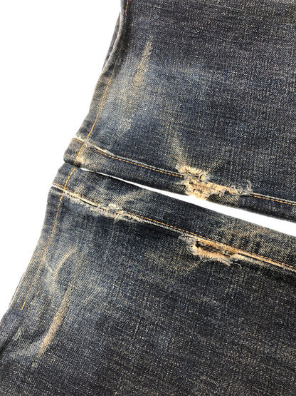 【ジャンク品】【メンズ】 RRL BUTTON-FLY DENIM PANTS ボタンフライデニムパンツ ジーンズ ボトムス 156-260528-ki-18-tagh サイズ：W30 L32 カラー：インディゴ 万代Net店