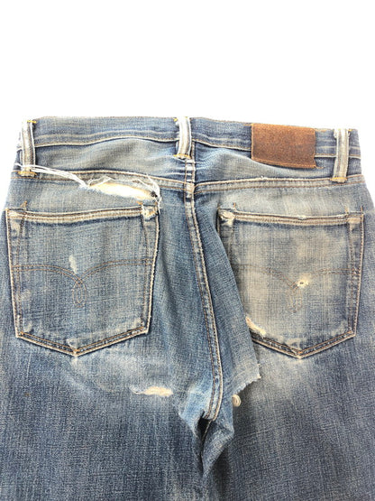 【ジャンク品】【メンズ】 RRL BUTTON-FLY DENIM PANTS ボタンフライデニムパンツ ジーンズ ボトムス 156-260528-ki-18-tagh サイズ：W30 L32 カラー：インディゴ 万代Net店