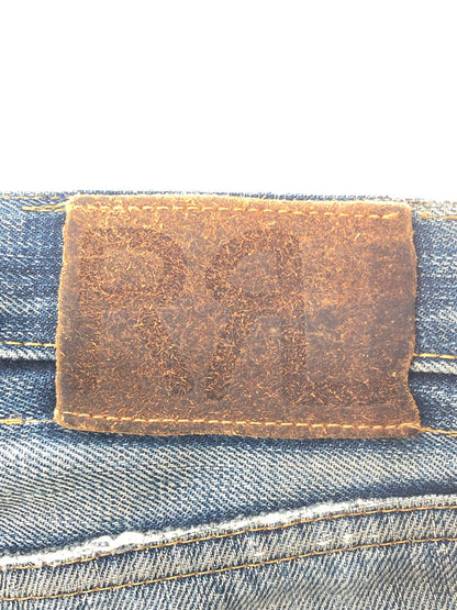 【ジャンク品】【メンズ】 RRL BUTTON-FLY DENIM PANTS ボタンフライデニムパンツ ジーンズ ボトムス 156-260528-ki-18-tagh サイズ：W30 L32 カラー：インディゴ 万代Net店