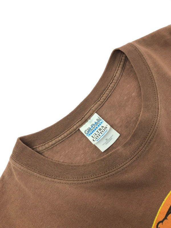 【中古品】【メンズ】 GILDAN ギルダン 90～00's BEAVIS BUTT-HEAD T-SHIRT ビーバス・バッ トヘッド Tシャツ 146-260416-rt-13-tag サイズ：XL カラー：ブラウン 万代Net店