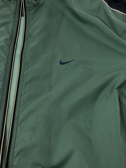 【現状渡し品】【メンズ】 NIKE ナイキ 90'S NYLON JACKET 90年代 ナイロンジャケット ライトアウター 146-260509-na-19-tag サイズ：XL カラー：グリーン系 万代Net店