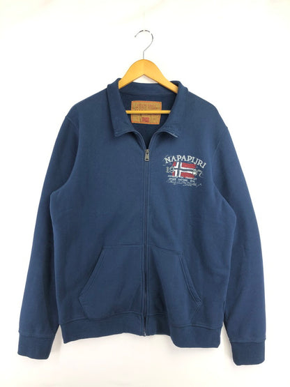 【中古品】【メンズ】 NAPAPIJRI ナパピリ SWEAT BLOUSON BLUE スウェットブルゾンジャケット アウター カジュアル アウトドア 142-260822-su-08-tagh サイズ：XXL カラー：ブルー 万代Net店