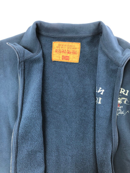 【中古品】【メンズ】 NAPAPIJRI ナパピリ SWEAT BLOUSON BLUE スウェットブルゾンジャケット アウター カジュアル アウトドア 142-260822-su-08-tagh サイズ：XXL カラー：ブルー 万代Net店