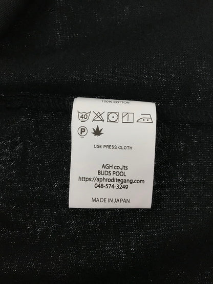 【中古品】【メンズ】 BUDSPOOL バッズ プール L/S TEE BLACK 刺繍ロゴ ロングスリーブ Tシャツ トップス 142-260826-rt-07-tagh サイズ：L カラー：ブラック 万代Net店