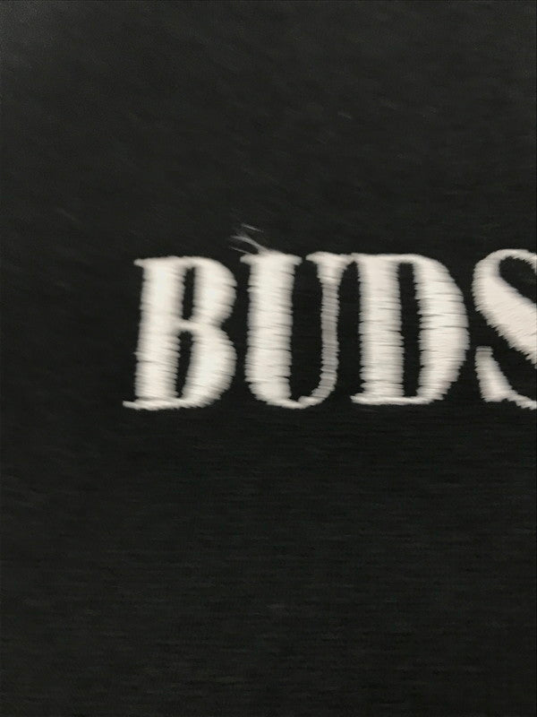 【中古品】【メンズ】 BUDSPOOL バッズ プール L/S TEE BLACK 刺繍ロゴ ロングスリーブ Tシャツ トップス 142-260826-rt-07-tagh サイズ：L カラー：ブラック 万代Net店
