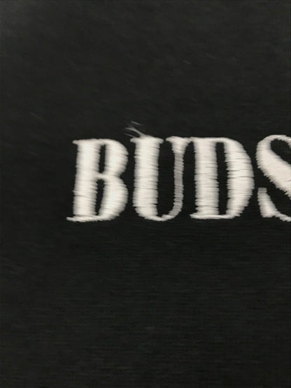 【中古品】【メンズ】 BUDSPOOL バッズ プール L/S TEE BLACK 刺繍ロゴ ロングスリーブ Tシャツ トップス 142-260826-rt-07-tagh サイズ：L カラー：ブラック 万代Net店