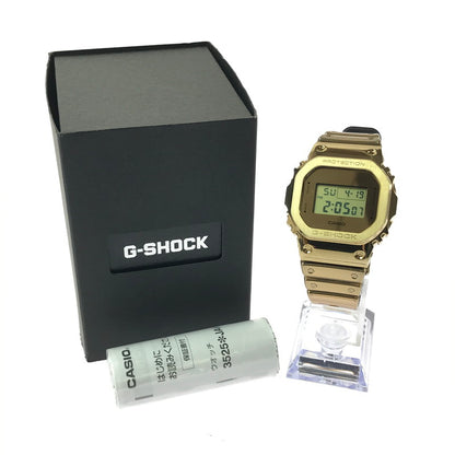【中古品】【メンズ】 G-SHOCK ジーショック DIGITAL 5600 SERIES FINE METALLIC SERIES GM-5600YMG-9JF デジタル クォーツ腕時計 196-260420-na-27-tagh カラー：ゴールド 万代Net店