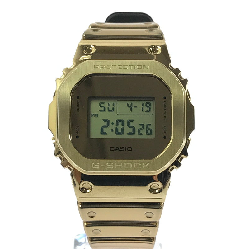【中古品】【メンズ】 G-SHOCK ジーショック DIGITAL 5600 SERIES FINE METALLIC SERIES GM-5600YMG-9JF デジタル クォーツ腕時計 196-260420-na-27-tagh カラー：ゴールド 万代Net店
