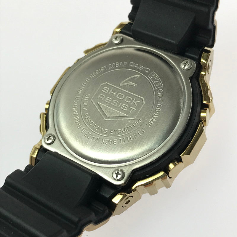 【中古品】【メンズ】 G-SHOCK ジーショック DIGITAL 5600 SERIES FINE METALLIC SERIES GM-5600YMG-9JF デジタル クォーツ腕時計 196-260420-na-27-tagh カラー：ゴールド 万代Net店