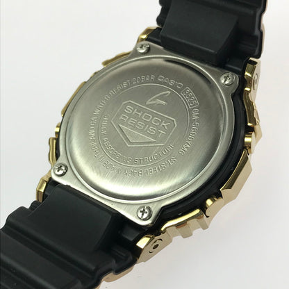 【中古品】【メンズ】 G-SHOCK ジーショック DIGITAL 5600 SERIES FINE METALLIC SERIES GM-5600YMG-9JF デジタル クォーツ腕時計 196-260420-na-27-tagh カラー：ゴールド 万代Net店