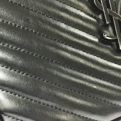 【中古品】【レディース】 SAINT LAURENT サンローラン QUILTED LEATHER LOU CAMERA BAG GUE520534 キルティング レザー ルー カメラバッグ ショルダーバッグ カバン 180-260503-na-05-tagh カラー：ブラック 万代Net店
