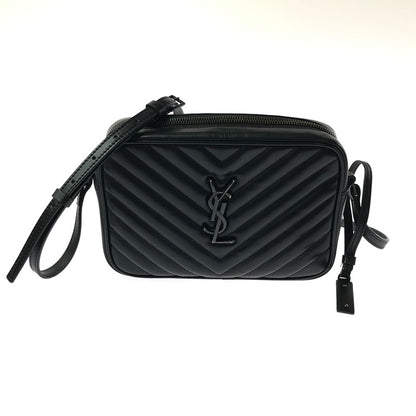 【中古品】【レディース】 SAINT LAURENT サンローラン QUILTED LEATHER LOU CAMERA BAG GUE520534 キルティング レザー ルー カメラバッグ ショルダーバッグ カバン 180-260503-na-05-tagh カラー：ブラック 万代Net店