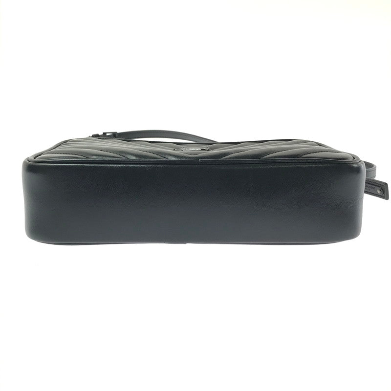 【中古品】【レディース】 SAINT LAURENT サンローラン QUILTED LEATHER LOU CAMERA BAG GUE520534 キルティング レザー ルー カメラバッグ ショルダーバッグ カバン 180-260503-na-05-tagh カラー：ブラック 万代Net店