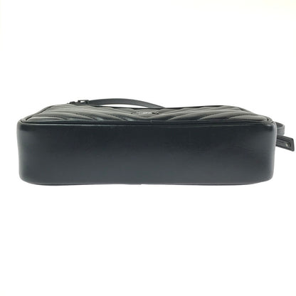 【中古品】【レディース】 SAINT LAURENT サンローラン QUILTED LEATHER LOU CAMERA BAG GUE520534 キルティング レザー ルー カメラバッグ ショルダーバッグ カバン 180-260503-na-05-tagh カラー：ブラック 万代Net店