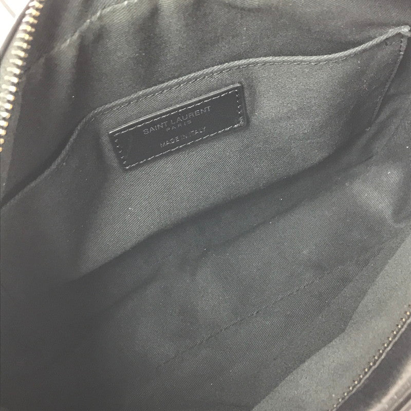【中古品】【レディース】 SAINT LAURENT サンローラン QUILTED LEATHER LOU CAMERA BAG GUE520534 キルティング レザー ルー カメラバッグ ショルダーバッグ カバン 180-260503-na-05-tagh カラー：ブラック 万代Net店