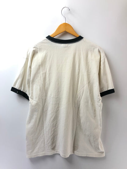 【現状渡し品】【メンズ】 ANVIL アンビル 90'S U.S.AIR FORCE PINNAP GIRL RINGERNECK S/S T-SHIRT 90年代 ピンナップガール リンガーネック Tシャツ 半袖Tシャツ 146-260425-na-02-tagh サイズ：L カラー：ホワイト 万代Net店