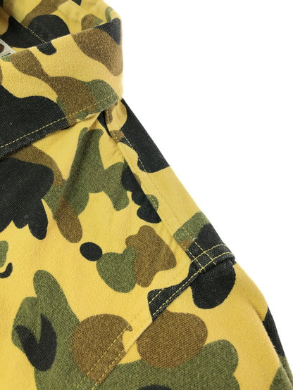 【中古品】【メンズ】 A BATHING APE アベイシングエイプ 1ST CAMO L/S SHIRT カモ 長袖シャツ 142-260425-na-09-tagh サイズ：S カラー：カモ 万代Net店