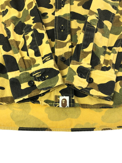 【中古品】【メンズ】 A BATHING APE アベイシングエイプ 1ST CAMO L/S SHIRT カモ 長袖シャツ 142-260425-na-09-tagh サイズ：S カラー：カモ 万代Net店