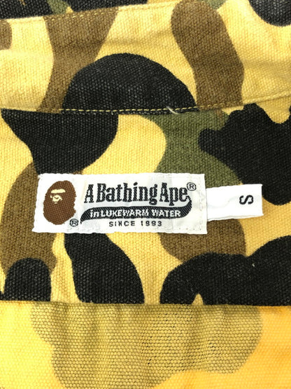 【中古品】【メンズ】 A BATHING APE アベイシングエイプ 1ST CAMO L/S SHIRT カモ 長袖シャツ 142-260425-na-09-tagh サイズ：S カラー：カモ 万代Net店