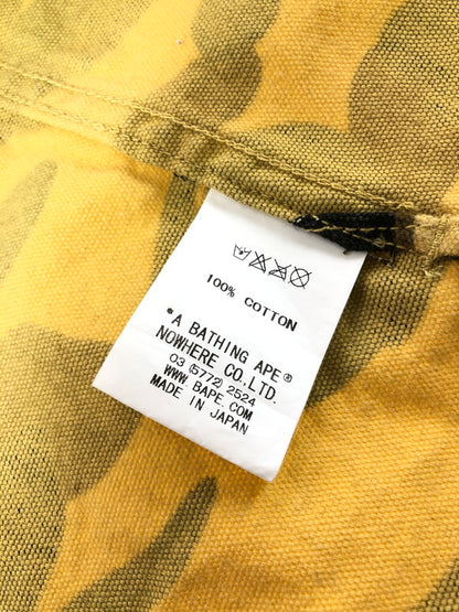 【中古品】【メンズ】 A BATHING APE アベイシングエイプ 1ST CAMO L/S SHIRT カモ 長袖シャツ 142-260425-na-09-tagh サイズ：S カラー：カモ 万代Net店