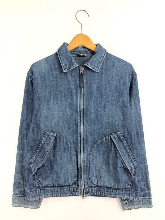 【中古品】【メンズ】 GOODENOUGH グッドイナフ 00's HERRINGBONE ZIP-UP JACKET ヘリンボーンジップアップジャケット アウター 142-260426-rt-04-tagh サイズ：M カラー：ブルー 万代Net店