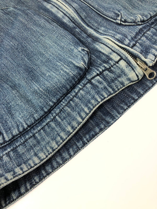 【中古品】【メンズ】 GOODENOUGH グッドイナフ 00's HERRINGBONE ZIP-UP JACKET ヘリンボーンジップアップジャケット アウター 142-260426-rt-04-tagh サイズ：M カラー：ブルー 万代Net店