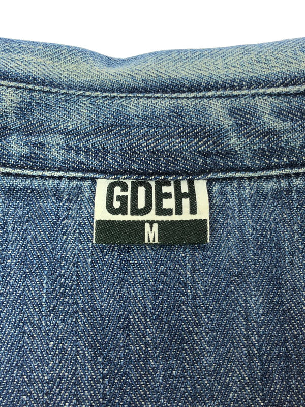 【中古品】【メンズ】 GOODENOUGH グッドイナフ 00's HERRINGBONE ZIP-UP JACKET ヘリンボーンジップアップジャケット アウター 142-260426-rt-04-tagh サイズ：M カラー：ブルー 万代Net店
