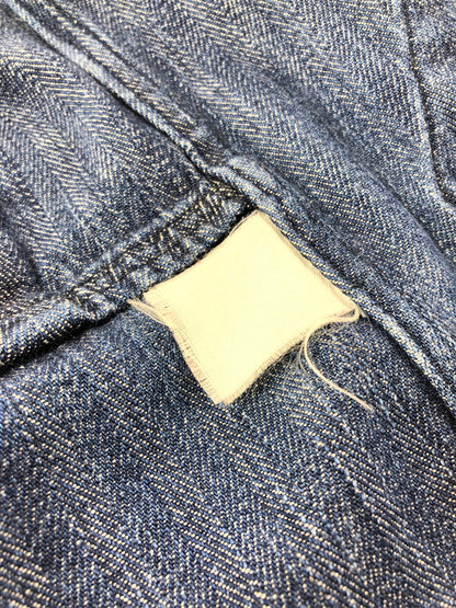 【中古品】【メンズ】 GOODENOUGH グッドイナフ 00's HERRINGBONE ZIP-UP JACKET ヘリンボーンジップアップジャケット アウター 142-260426-rt-04-tagh サイズ：M カラー：ブルー 万代Net店