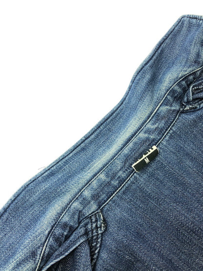 【中古品】【メンズ】 GOODENOUGH グッドイナフ 00's HERRINGBONE ZIP-UP JACKET ヘリンボーンジップアップジャケット アウター 142-260426-rt-04-tagh サイズ：M カラー：ブルー 万代Net店