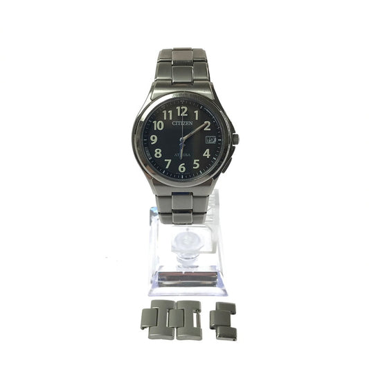 【中古品】【メンズ】 CITIZEN シチズン ATTESA ECO DRIVE H10-T011331 アテッサ エコドライブ ソーラー 腕時計 余りコマ3個 197-260420-na-26-tagh カラー：シルバー 万代Net店