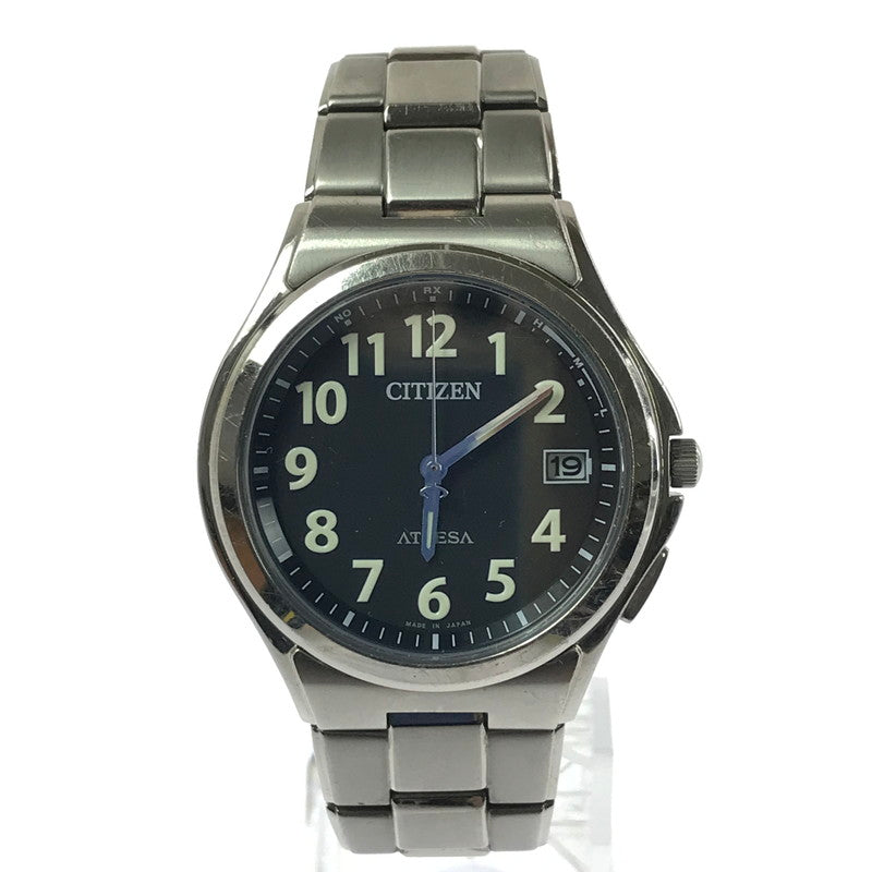 【中古品】【メンズ】 CITIZEN シチズン ATTESA ECO DRIVE H10-T011331 アテッサ エコドライブ ソーラー 腕時計 余りコマ3個 197-260420-na-26-tagh カラー：シルバー 万代Net店