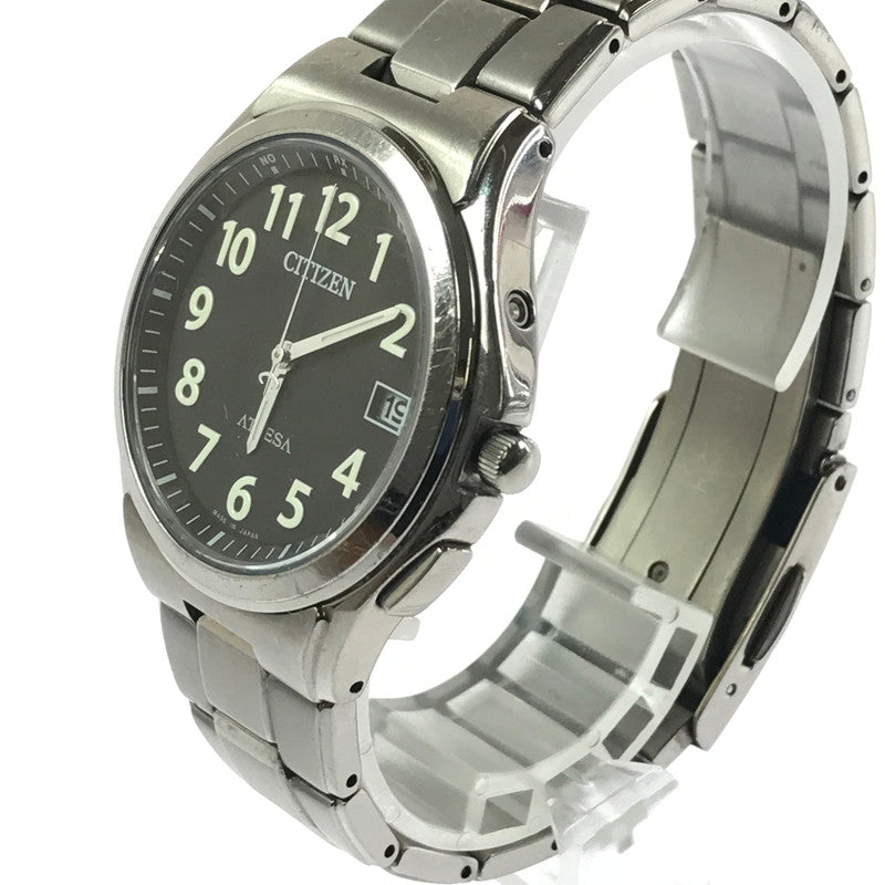 【中古品】【メンズ】 CITIZEN シチズン ATTESA ECO DRIVE H10-T011331 アテッサ エコドライブ ソーラー 腕時計 余りコマ3個 197-260420-na-26-tagh カラー：シルバー 万代Net店