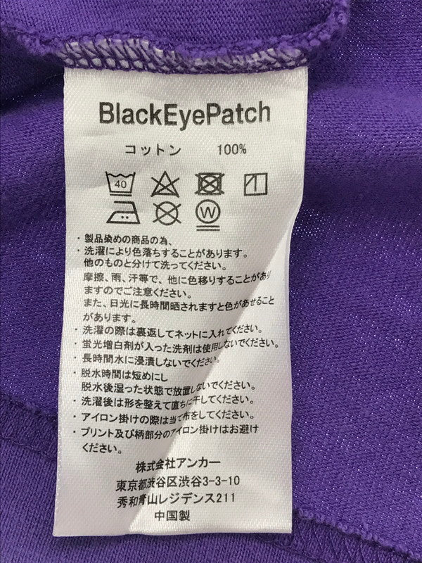 【中古品】【メンズ】 BLACK EYE PATCH ブラックアイパッチ GRAPHIC S/S T-SHIRT グラフィック ショートスリーブ Tシャツ 半袖 トップス 142-260714-YY-13-tagh サイズ：L カラー：パープル 万代Net店