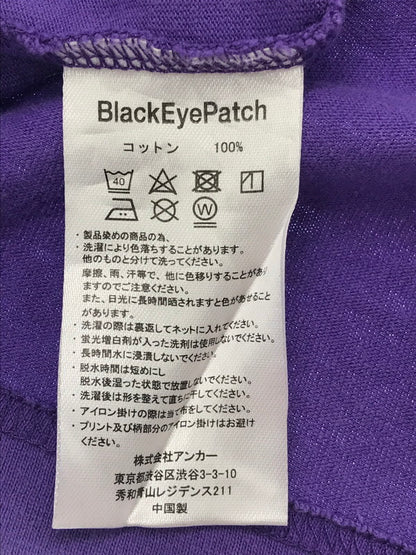 【中古品】【メンズ】 BLACK EYE PATCH ブラックアイパッチ GRAPHIC S/S T-SHIRT グラフィック ショートスリーブ Tシャツ 半袖 トップス 142-260714-YY-13-tagh サイズ：L カラー：パープル 万代Net店