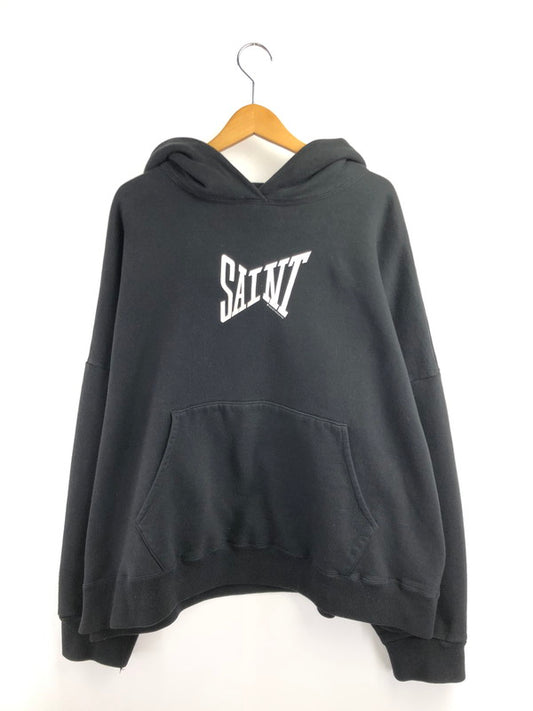 【中古品】【メンズ】 SAINT MICHAEL セントマイケル 24AW HOODIE RIBON SAINT SM-YS1-0000-039 フーディー パーカー 142-260425-na-06-tagh サイズ：L カラー：ブラック 万代Net店
