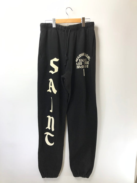 【中古品】【メンズ】 SAINT MICHAEL セント マイケル 24AW SWT PNT IT'S SAINT SM-YS1-0000-049 スウェット パンツ ボトムス 153-260426-rt-20-tagh サイズ：XL カラー：ブラック 万代Net店