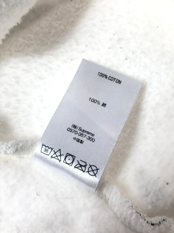 【中古品】【メンズ】 SUPREME シュプリーム 20AW STUDDED COLLARS HOODED SWEATSHIRT スタッズ カラーズ フーデッド スウェットシャツ パーカー 149-260424-rt-24-tagh サイズ：M カラー：ホワイト 万代Net店