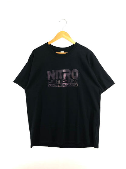 【中古品】【メンズ】 NITRO MICROPHONE UNDERGROUND ニトロ マイクロフォン アンダーグラウンド AURORA REF TEE オーロラ レフ Tシャツ 半袖Tシャツ トップス 142-260510-rt-08-tag サイズ：XL カラー：ブラック 万代Net店