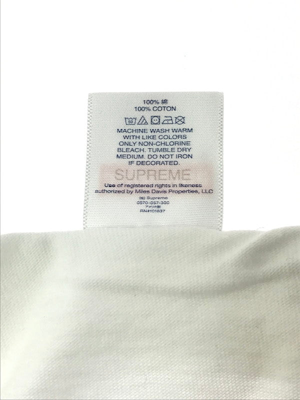 【中古美品】【メンズ】 Supreme シュプリーム 21SS MILES DAVIS TEE マイルス デイヴィス Tシャツ 半袖Tシャツ 149-260420-na-13-tagh サイズ：XL カラー：ホワイト 万代Net店