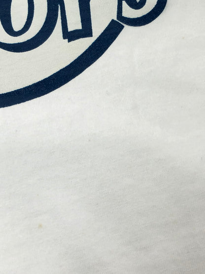 【中古品】【メンズ】 The REAL McCOY'S ザリアルマッコイズ S/S LOGO TEE MZ8100 ロゴTシャツ 半袖Tシャツ 145-260509-na-08-tag サイズ：40 カラー：ホワイト 万代Net店