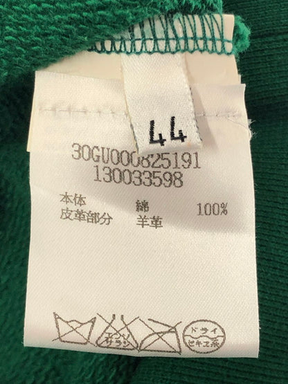 【中古品】【メンズ】 MAISON MARGIELA メゾンマルジェラ CREWNECK SWEAT 30GU000825191 エルボーパッチ 前Vガゼット クルーネック スウェット トレーナー 141-260422-na-13-tagh サイズ：44 カラー：グリーン 万代Net店