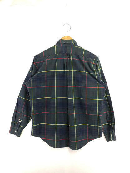 【中古品】【メンズ】 POLO RALPH LAUREN ポロラルフローレン 80's L/S BD CHECK SHIRT USA製 緑タグ 80年代 ロングスリーブ チェック シャツ トップス 146-260514-rt-16-tagh サイズ：XL カラー：マルチカラー 万代Net店