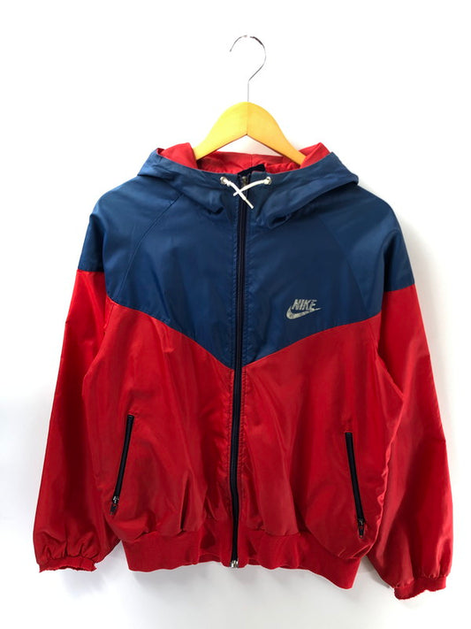 【現状渡し品】【メンズ】 NIKE ナイキ 80'S NYLON JACKET ナイロンジャケット 紺タグ ライトアウター 146-260422-na-15-tagh サイズ：L カラー：レッド/ネイビー 万代Net店