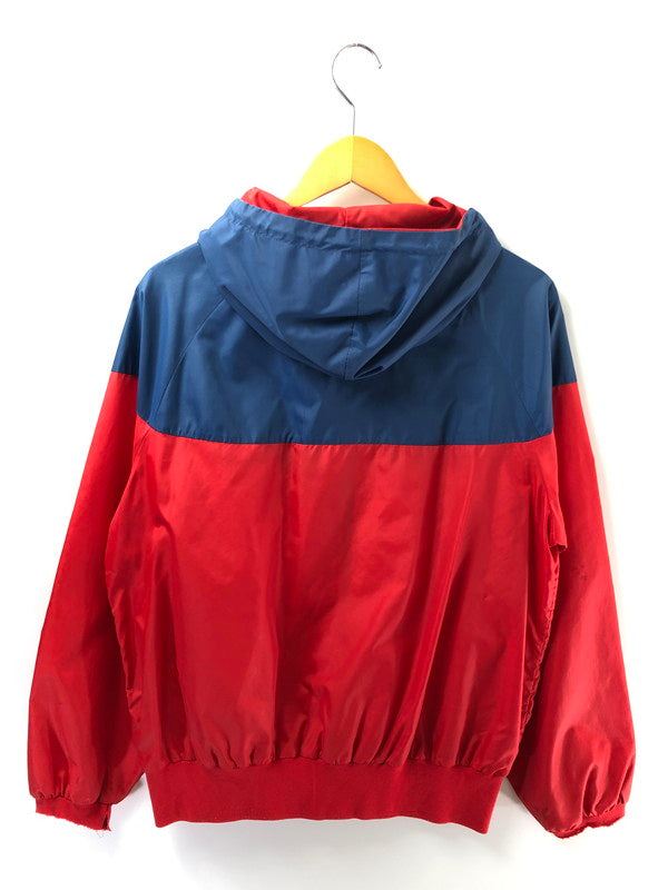 【現状渡し品】【メンズ】 NIKE ナイキ 80'S NYLON JACKET ナイロンジャケット 紺タグ ライトアウター 146-260422-na-15-tagh サイズ：L カラー：レッド/ネイビー 万代Net店