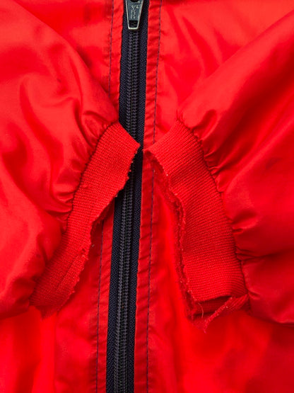 【現状渡し品】【メンズ】 NIKE ナイキ 80'S NYLON JACKET ナイロンジャケット 紺タグ ライトアウター 146-260422-na-15-tagh サイズ：L カラー：レッド/ネイビー 万代Net店