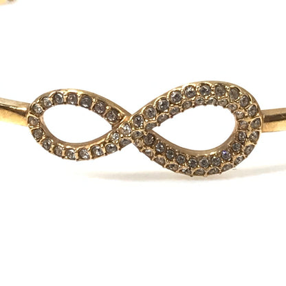 【中古品】【レディース】 SWAROVSKI スワロフスキー INFINITY BRACELET インフィニティー ブレスレット アクセサリー 192-260624-na-06-tagh カラー：ゴールド 万代Net店