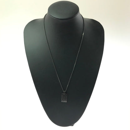 【中古品】【メンズ】 GUCCI グッチ SV925 ディマンティッシマ ペンダント ネックレス 341899 アクセサリー 182-260420-na-25-tagh カラー：ブラック系 万代Net店