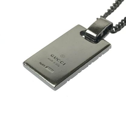 【中古品】【メンズ】 GUCCI グッチ SV925 ディマンティッシマ ペンダント ネックレス 341899 アクセサリー 182-260420-na-25-tagh カラー：ブラック系 万代Net店
